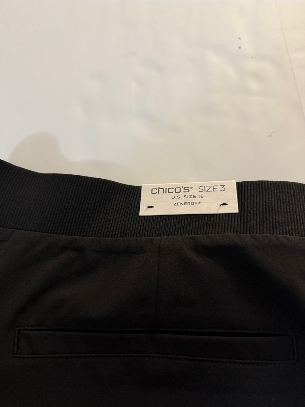Black Stretch Active Pants - Picture 4 of 4